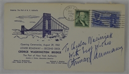 Othmar Ammann 1962 & 1964 Lot of 2 Signed First Day Covers