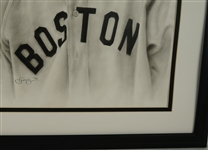 Amazing Ted Williams Original Painting by Artist Intoy Ginez