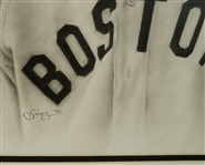 Amazing Ted Williams Original Painting by Artist Intoy Ginez