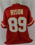 Andre Rison Autographed Chiefs Jersey Inscribed Spiderman 