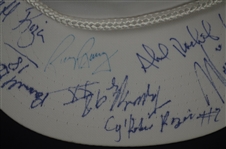 Autographed Team Diawa Golf Hat w/Charles Barkley & Rick Barry