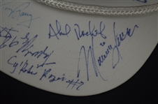 Autographed Team Diawa Golf Hat w/Charles Barkley & Rick Barry