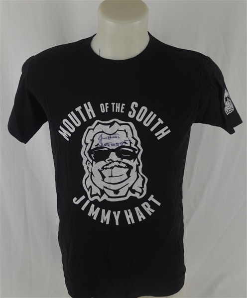 Jimmy Hart Match Worn Autographed Shirt w/Signed LOA