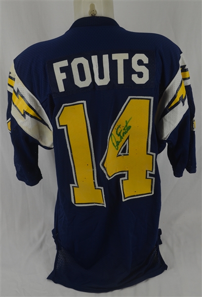 dan fouts signed jersey