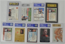 Collection of 9 Tim Couch 1999 Graded Rookie Cards 