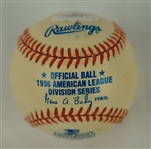 Omar Vizquel Autographed 1996 ALDS Baseball