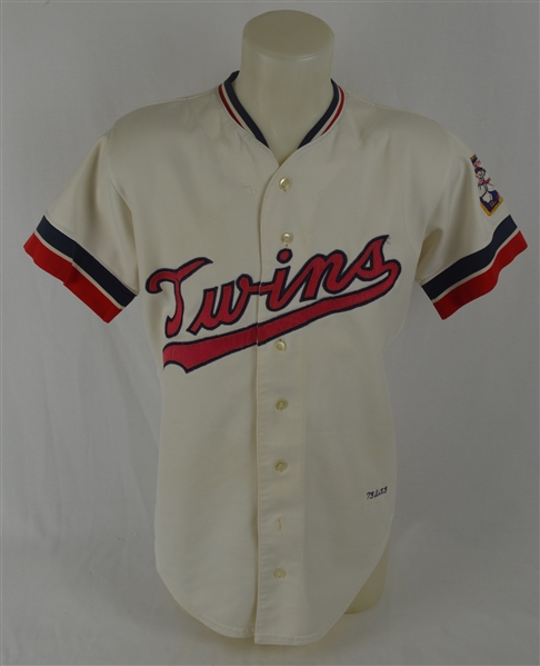 Steve Braun 1973 Minnesota Twins Professional Model Jersey w/Heavy Use