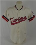 Steve Braun 1973 Minnesota Twins Professional Model Jersey w/Heavy Use