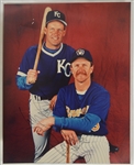 George Brett/Robin Yount & Rollie Fingers/Ted Simmons/Robin Yount Autographed Photos