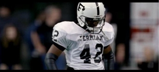 Friday Night Lights 2004 Chris Comer Screen-Worn Permian Panthers Game Jersey & Cleats