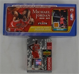 Michael Jordan Lot of 2 Basketball Card Box Sets