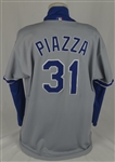 Mike Piazza 1997 Los Angeles Dodgers Game Used Jersey w/Dave Miedema LOA