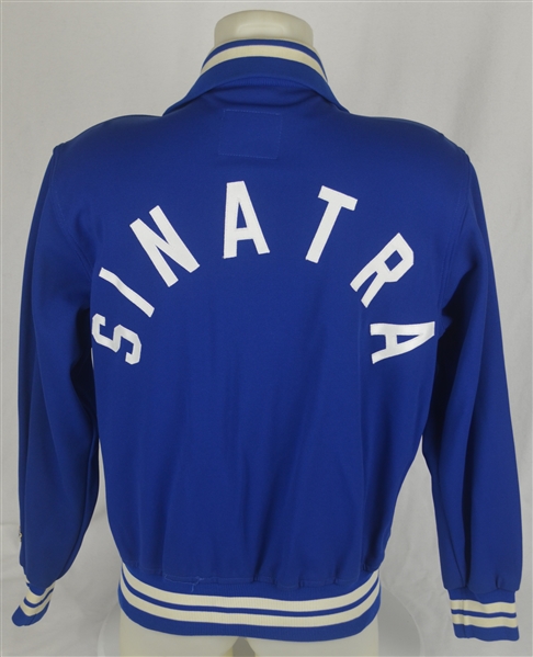 Frank Sinatra c. 1990s Los Angeles Dodgers Dugout Jacket w/Dave Miedema LOA