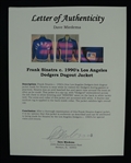 Frank Sinatra c. 1990's Los Angeles Dodgers Dugout Jacket w/Dave Miedema LOA