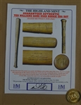 Ted Williams Game Used Bat Display by Highland Mint
