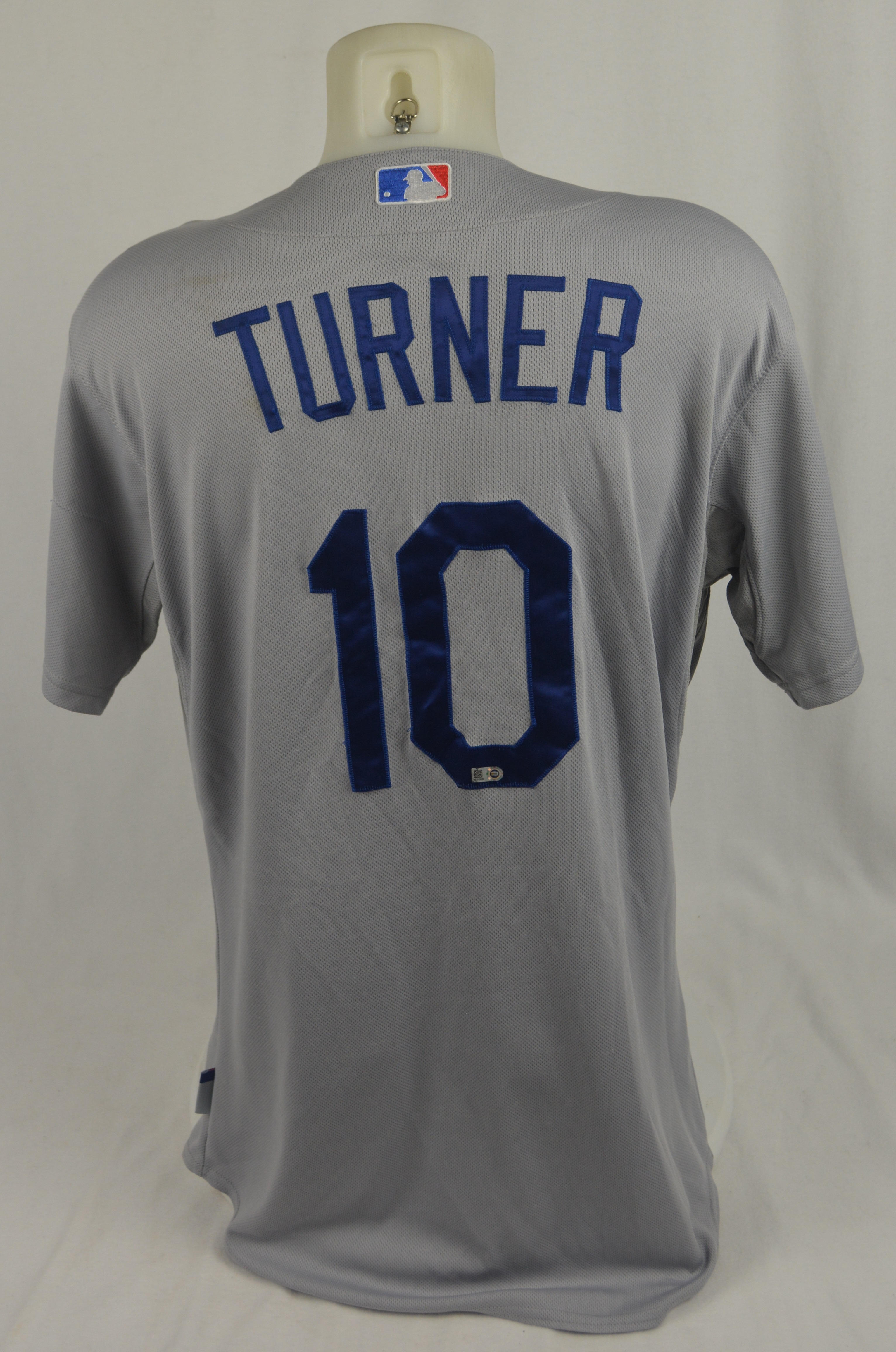 Justin Turner Autographed Grey Authentic Dodgers Jersey