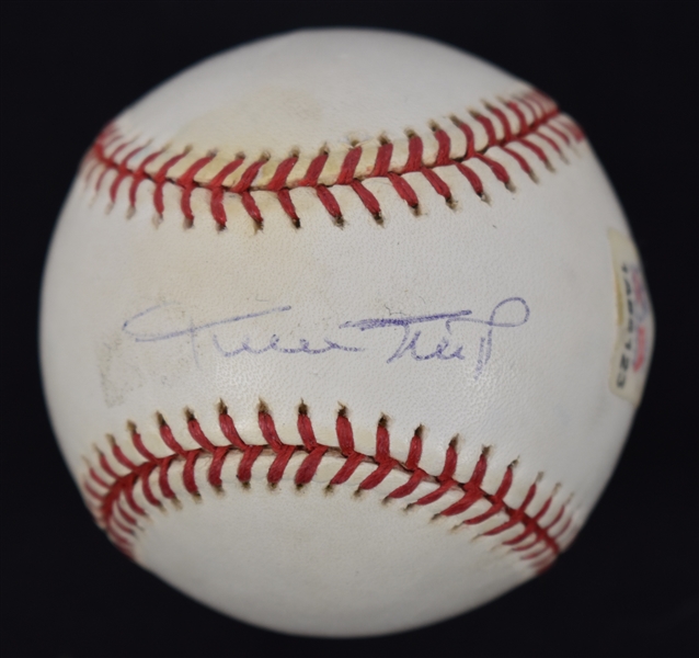 Willie Mays Autographed Leonard Coleman ONL Baseball