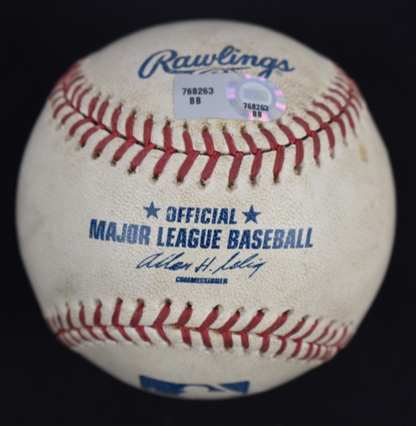 Miguel Cabrera Career Home Run #144 Game Used Baseball