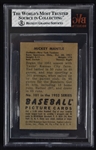 Mickey Mantle 1952 Bowman Card #101 BVG 6.5 EX-MT+