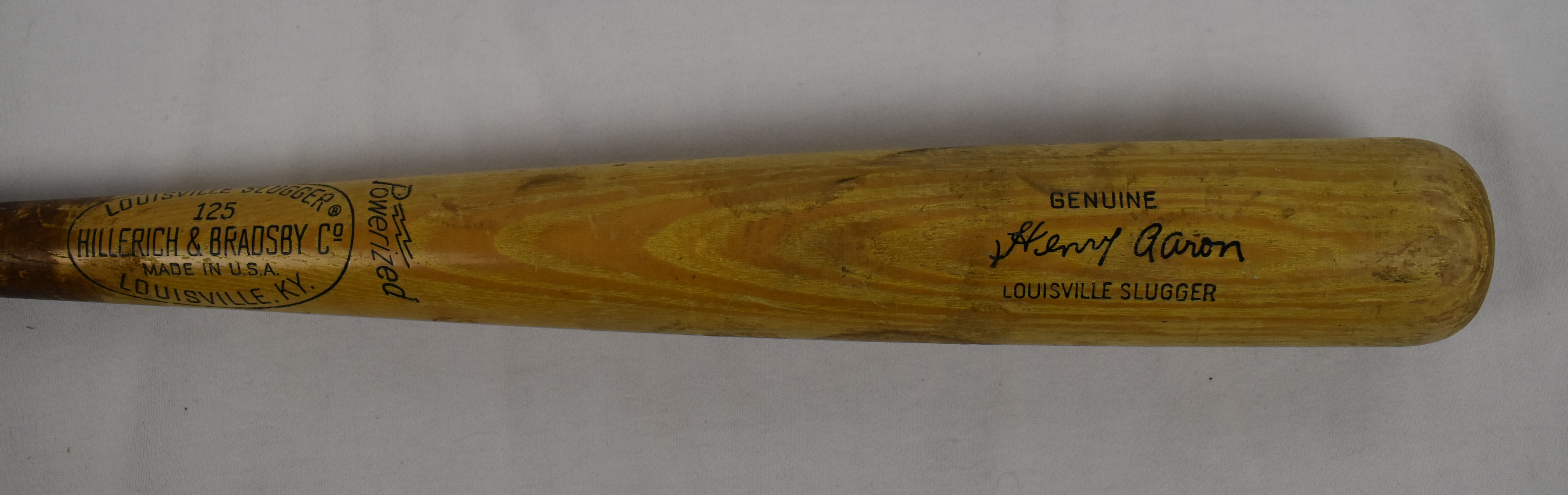 hank aaron louisville slugger bat