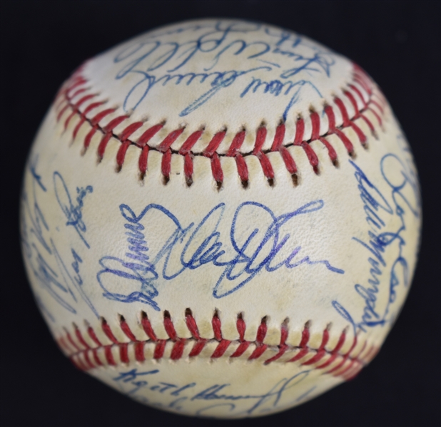 National League 1987 Team Signed All Star Baseball w/Schmidt & Smith