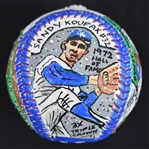 Sandy Koufax One-Of-A-Kind Charles Fazzino Baseball 