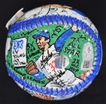Sandy Koufax One-Of-A-Kind Charles Fazzino Baseball 
