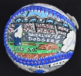 Sandy Koufax One-Of-A-Kind Charles Fazzino Baseball 