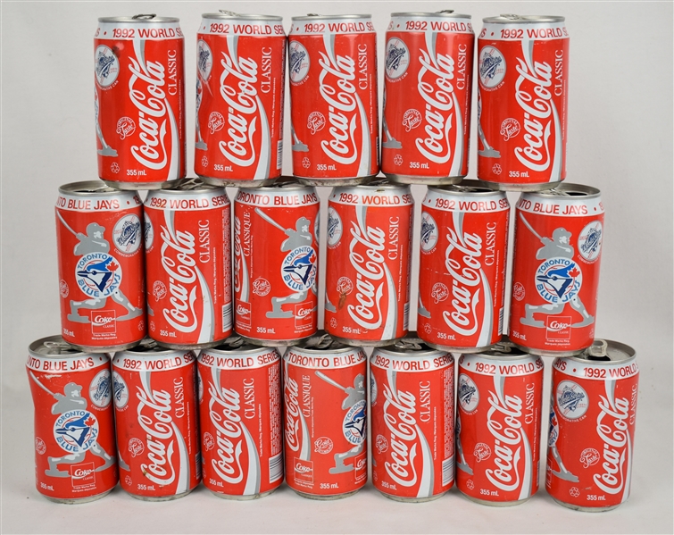 Jack Morris 1992 World Series Coca-Cola Can Collection
