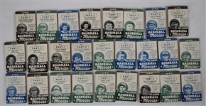 Full Set of 26 Goudey 1937 R342 Thum Movies Parts 1 & 2