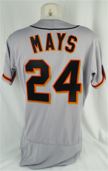 Willie Mays Autographed & Inscribed HOF 79 Authentic Jersey