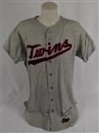 Ron Perranoski 1970 Minnesota Twins Game Used Flannel Jersey & Pants w/Dave Miedema LOA