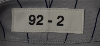 Kirby Puckett 1992 Minnesota Twins Game Used Jersey w/Dave Miedema LOA