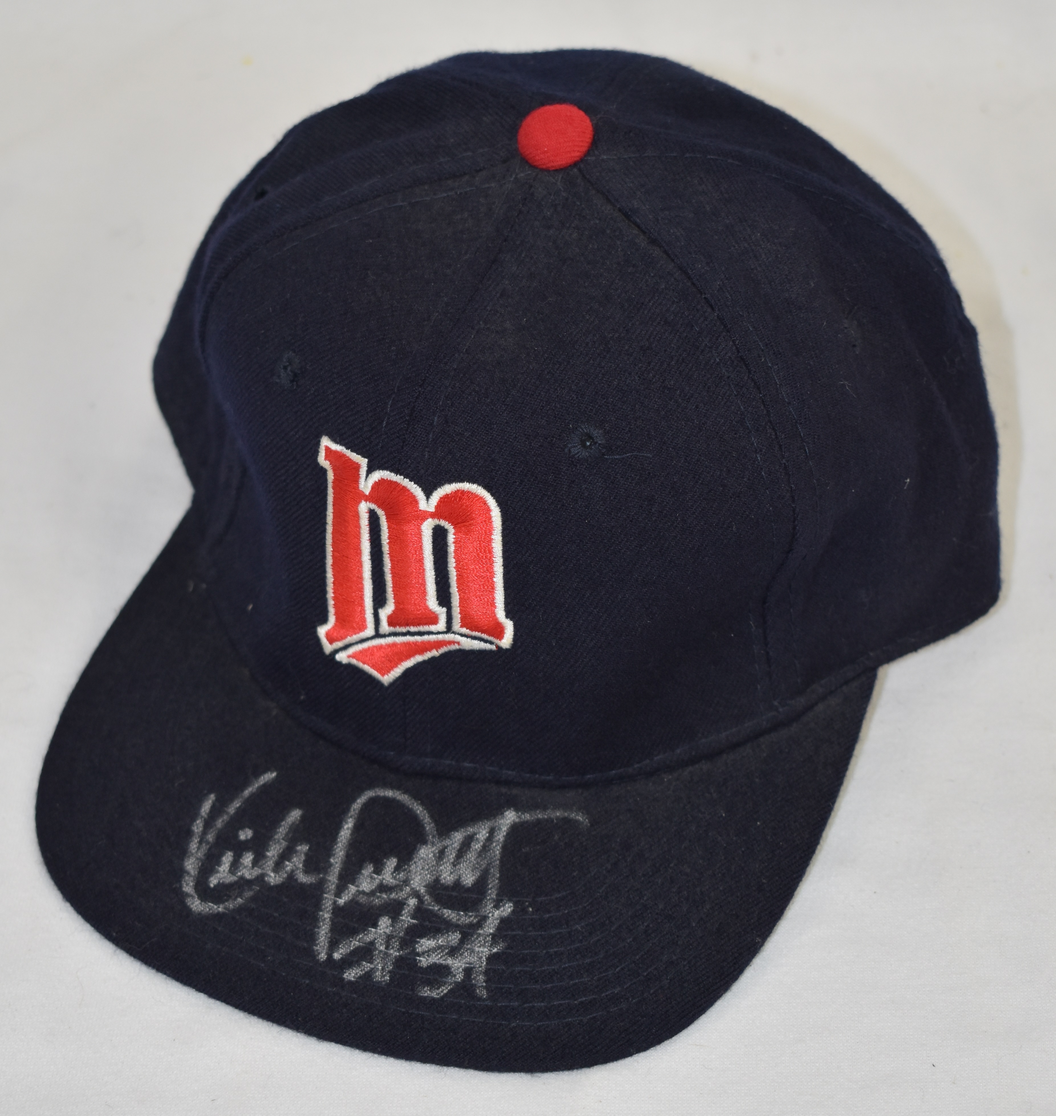 Lot Detail Kirby Puckett Autographed Minnesota Twins Hat