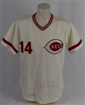 Pete Rose 1978 Cincinnati Reds Game Used & Autographed Jersey w/Dave Miedema LOA & Beckett
