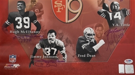 San Francisco 49'ers Legends Autographed 16x20 Photo