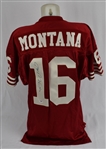 Joe Montana 1990 Game Used & Autographed Jersey w/Sports Investors Authentication LOA & PSA/DNA 