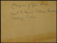 Jim Thorpe RARE Autographed & Inscribed Photo w/Full PSA/DNA LOA 