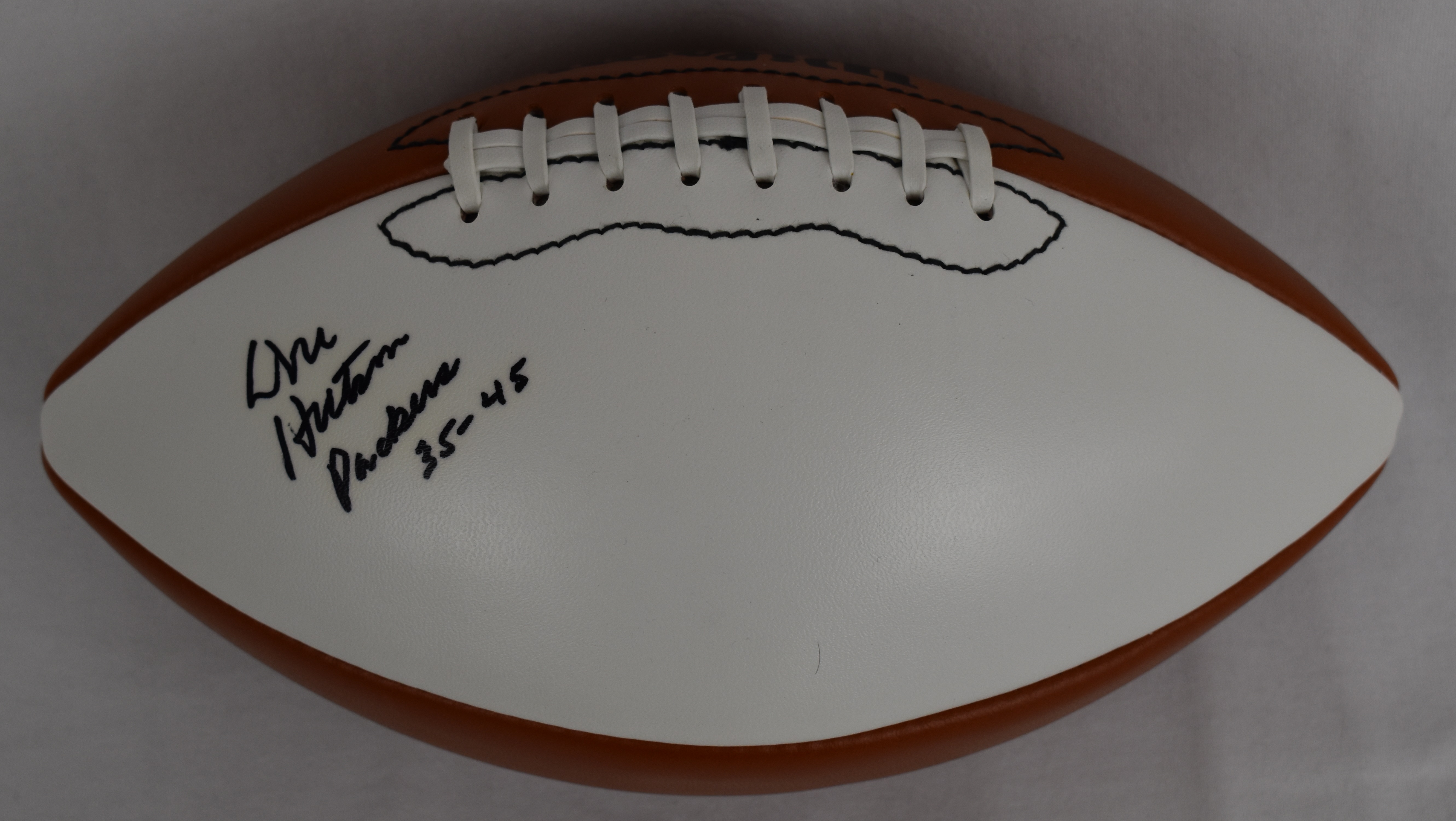Lot Detail - Don Hutson Autographed & Inscribed Football
