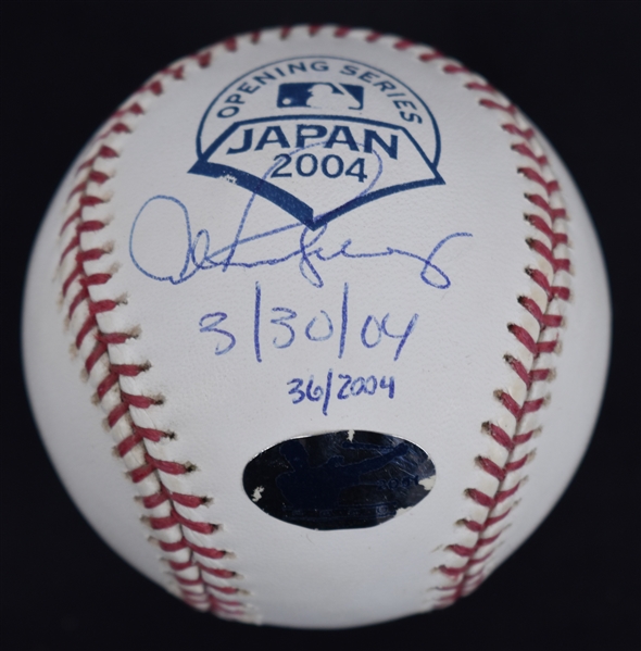 Alex Rodriguez 2004 Opening Series in Japan Autographed Baseball