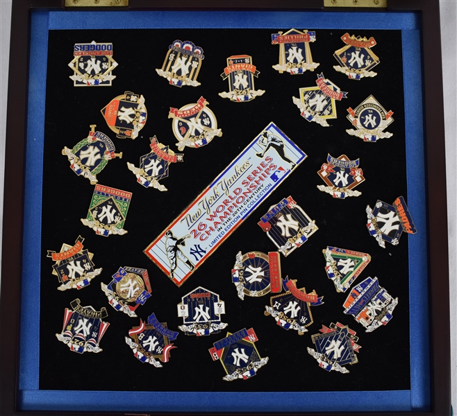 New York Yankee World Series Championship Pin Collection 