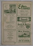 New York Yankees 1960 Spring Training Scorecard w/12 Signatures Including Mickey Mantle & Roger Maris
