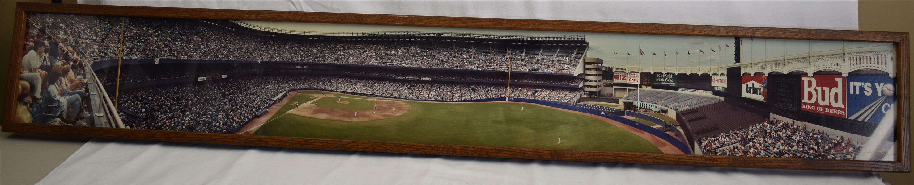 Vintage Yankee Stadium Panoramic Framed Photo
