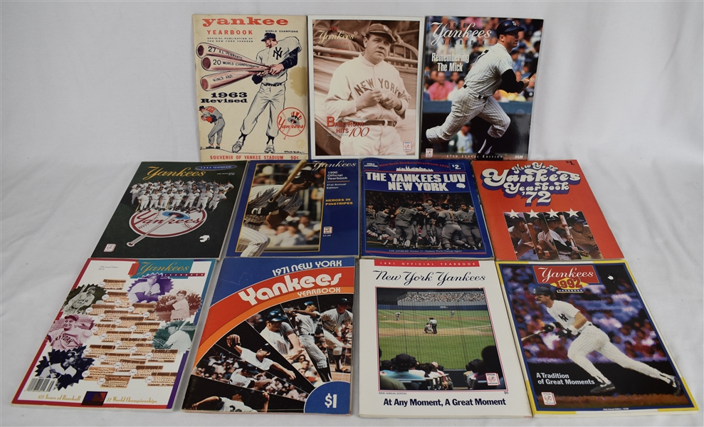 New York Yankee 1960s-1990s Yearbook Collection 