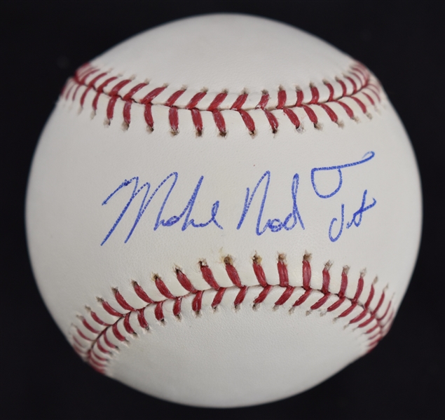Michael Nelson Trout RARE Autographed Full Name Baseball