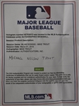Michael Nelson Trout RARE Autographed Full Name Baseball