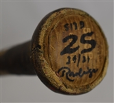 Rickey Henderson 2003 LA Dodgers Professional Model Autographed Bat w/Henderson Signed LOA