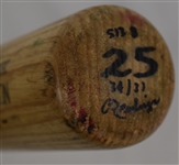 Rickey Henderson 2003 LA Dodgers Professional Model Autographed Bat w/Henderson Signed LOA