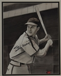 Stan Musial Original James Fiorentino Water Color Painting