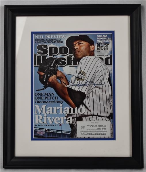 Mariano Rivera Autographed Framed Sports Illustrated